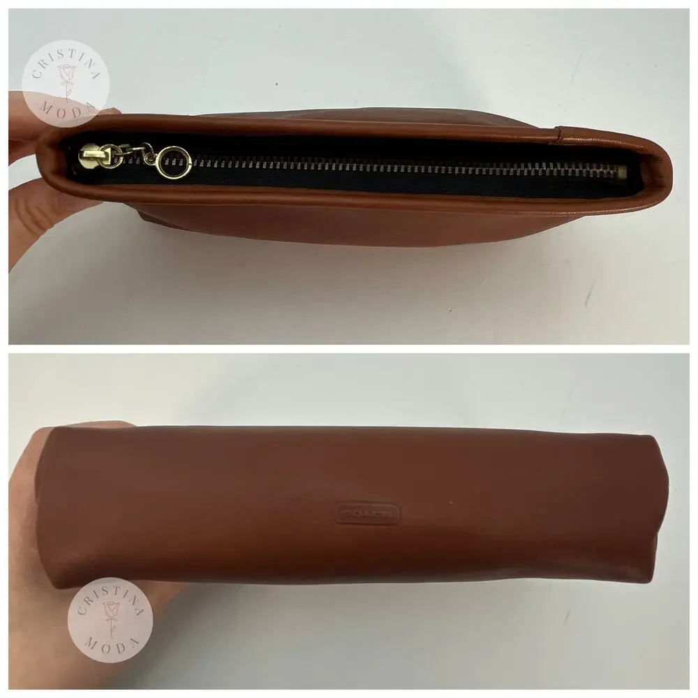 Vintage Coach Cosmetic Case 7167 British Tan